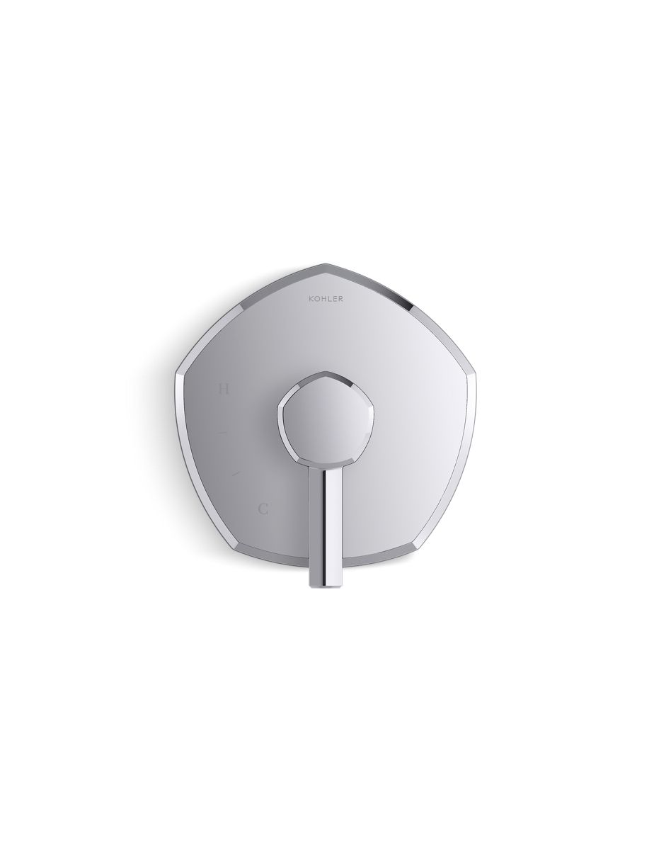 KOHLER K-TS27043-4-BN Occasion Rite-Temp Valve Trim With Lever Handle - Vibrant Brushed Nickel