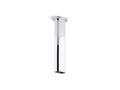 KOHLER K-26326-CP Statement 10" Ceiling-Mount Two-Function Rainhead Arm And Flange - Polished Chrome