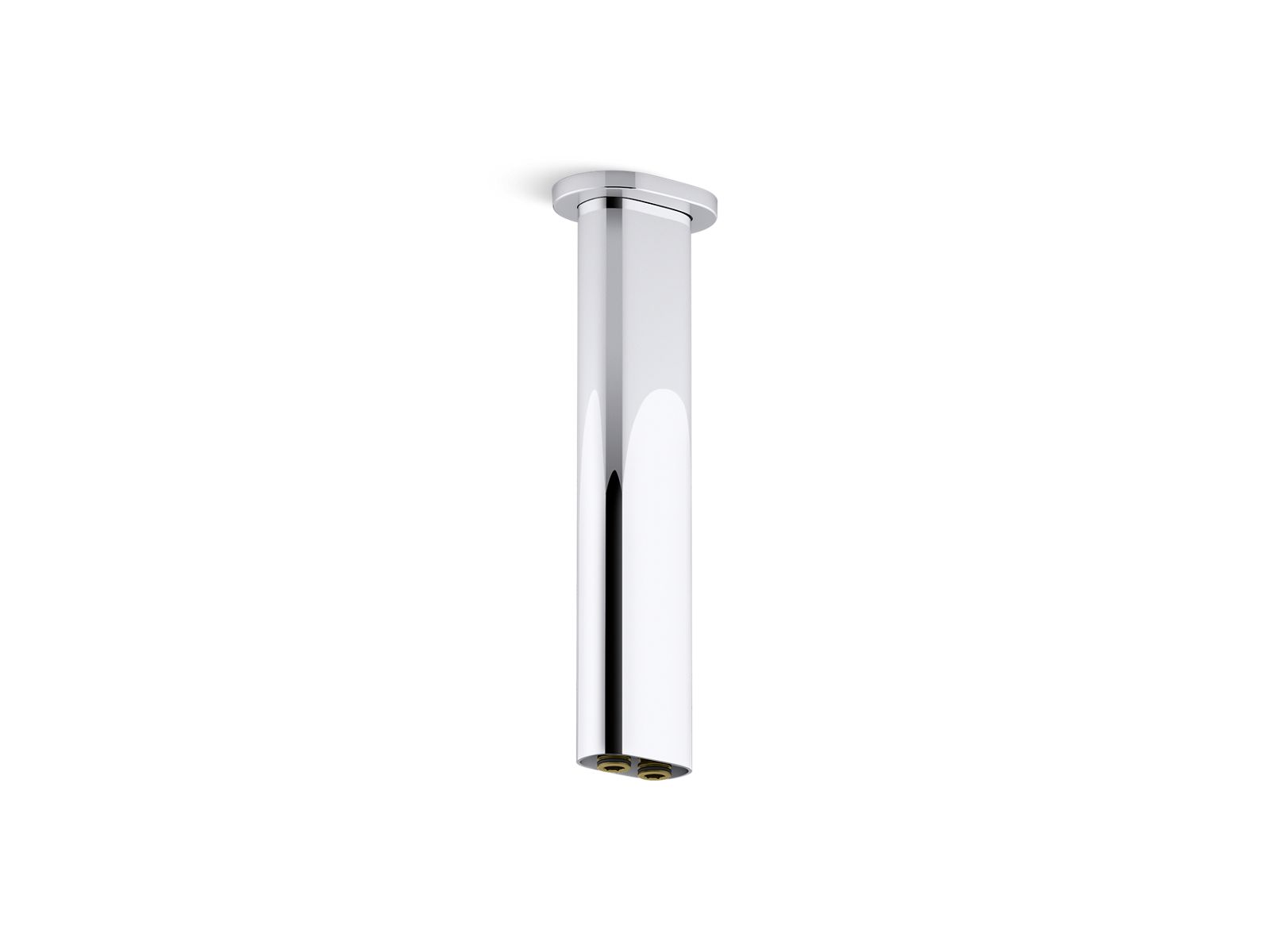 KOHLER K-26326-BV Statement 10" Ceiling-Mount Two-Function Rainhead Arm And Flange - Vibrant Brushed Bronze