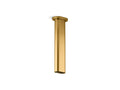 KOHLER K-26326-2MB Statement 10" Ceiling-Mount Two-Function Rainhead Arm And Flange - Vibrant Brushed Moderne Brass