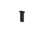 KOHLER K-26325-BL Statement 5" Ceiling-Mount Two-Function Rainhead Arm And Flange - Matte Black