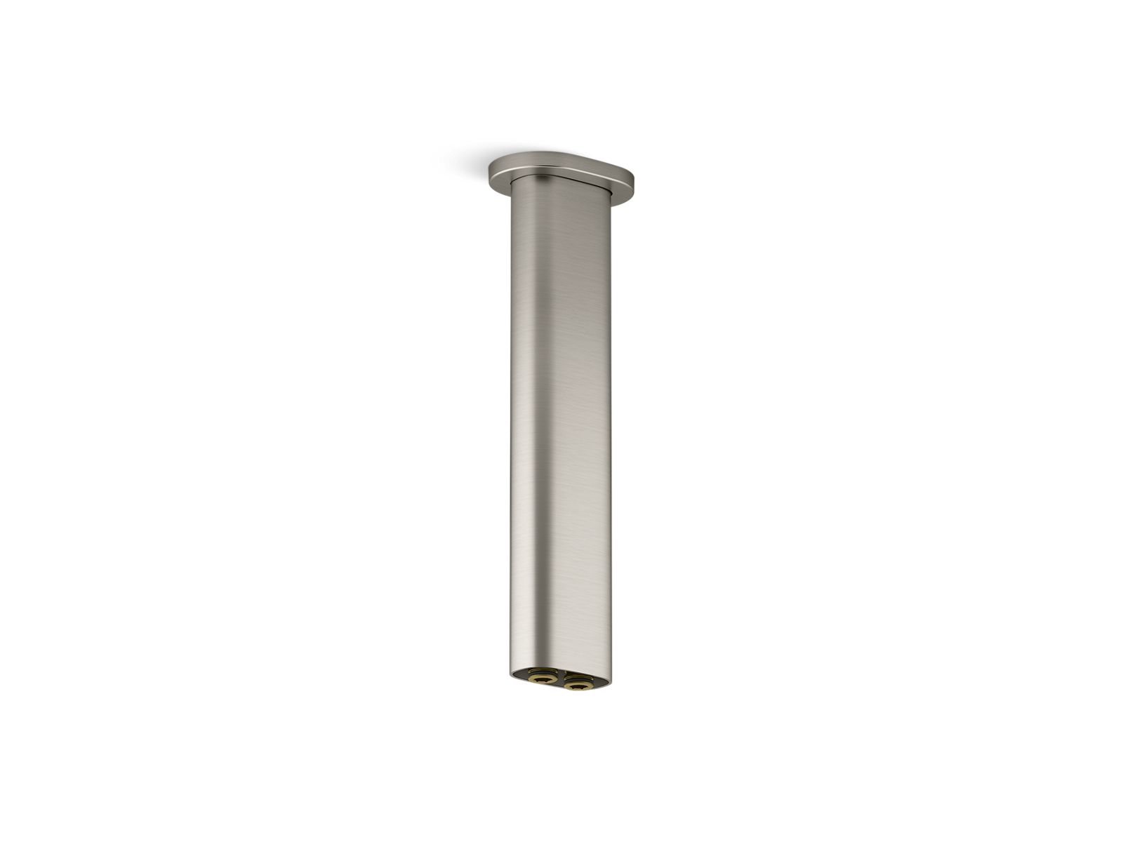 KOHLER K-26326-BN Statement 10" Ceiling-Mount Two-Function Rainhead Arm And Flange - Vibrant Brushed Nickel