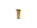 KOHLER K-26325-2MB Statement 5" Ceiling-Mount Two-Function Rainhead Arm And Flange - Vibrant Brushed Moderne Brass