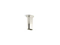 KOHLER K-26325-SN Statement 5" Ceiling-Mount Two-Function Rainhead Arm And Flange - Vibrant Polished Nickel