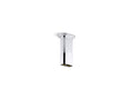 KOHLER K-26325-CP Statement 5" Ceiling-Mount Two-Function Rainhead Arm And Flange - Polished Chrome