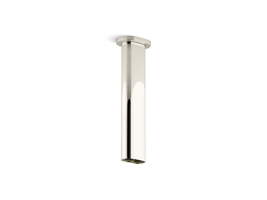 KOHLER K-26326-SN Statement 10" ceiling-mount two-function rainhead arm and flange - Vibrant Polished Nickel