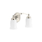 KOHLER K-11422-SNL Bancroft Two-Light Sconce In Polished Nickel