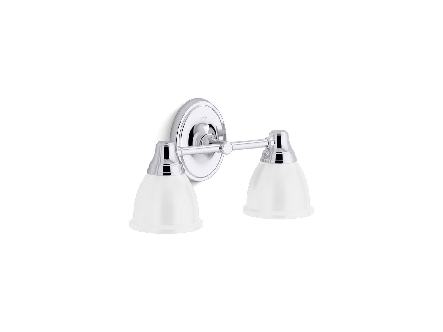 KOHLER K-11366-CPL Forte Two-Light Sconce In Polished Chrome