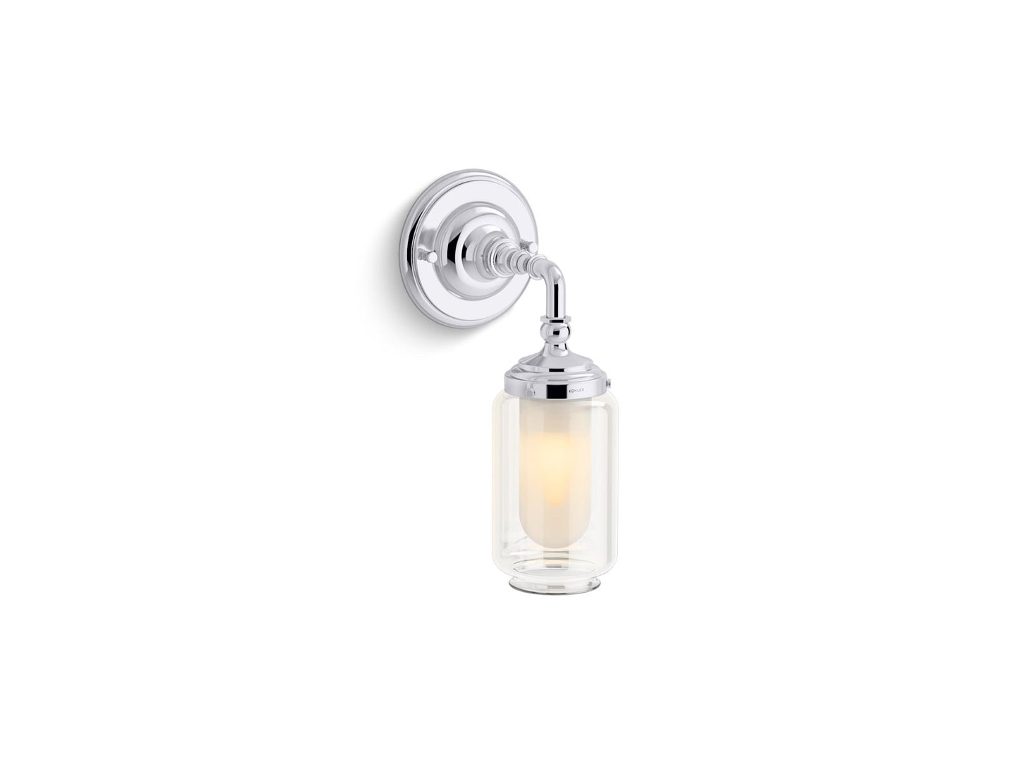 KOHLER K-72584-CPL Artifacts One-Light Sconce In Polished Chrome