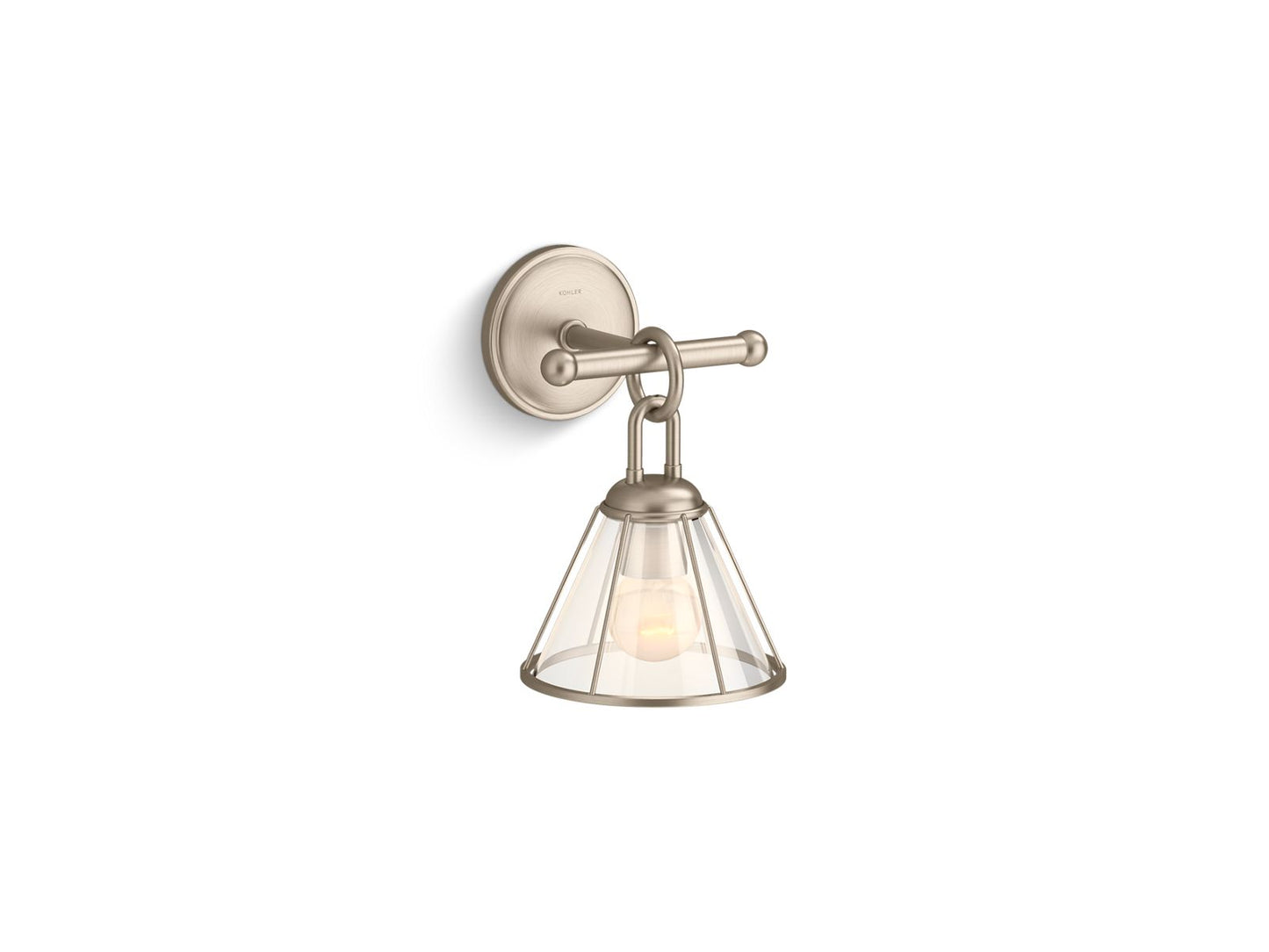 KOHLER K-27741-SC01-BVL Terret One-Light Sconce In Brushed Bronze