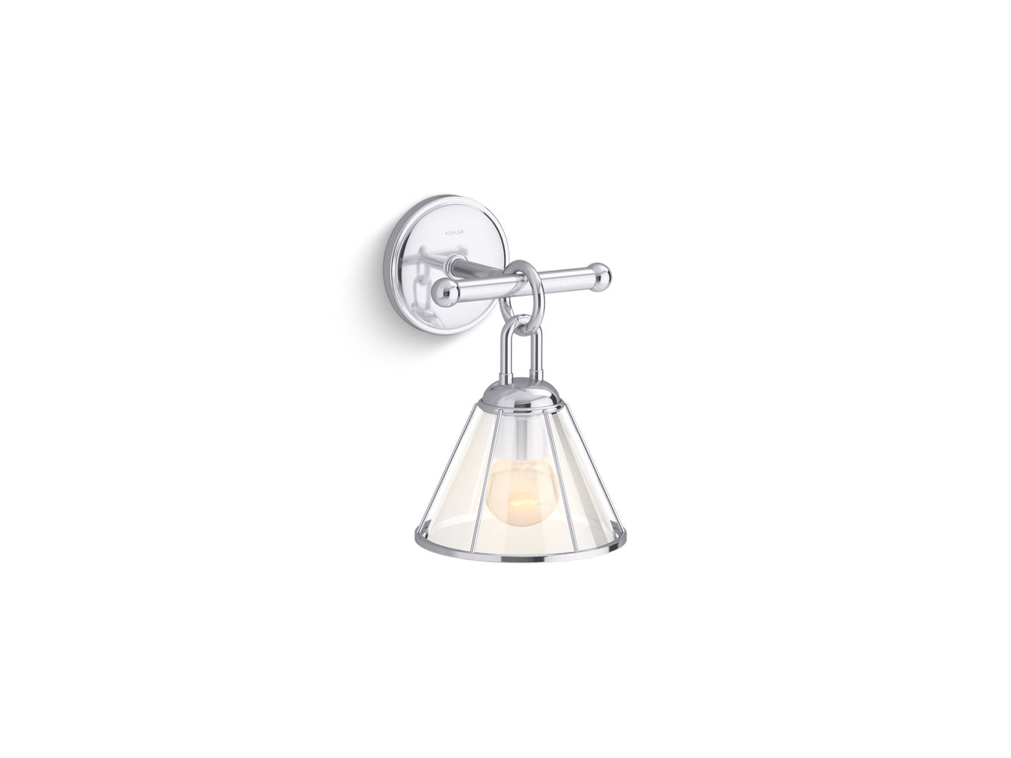 KOHLER K-27741-SC01-CPL Terret One-Light Sconce In Polished Chrome