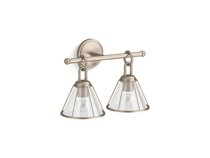 KOHLER K-27742-SC02-BVL Terret Two-Light Sconce In Brushed Bronze