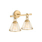 KOHLER K-27742-SC02-2GL Terret Two-Light Sconce In Brushed Moderne Brass