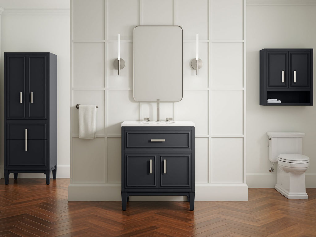 KOHLER K-33549-ASB-0 Southerk 24" X 28" Wall Cabinet - White