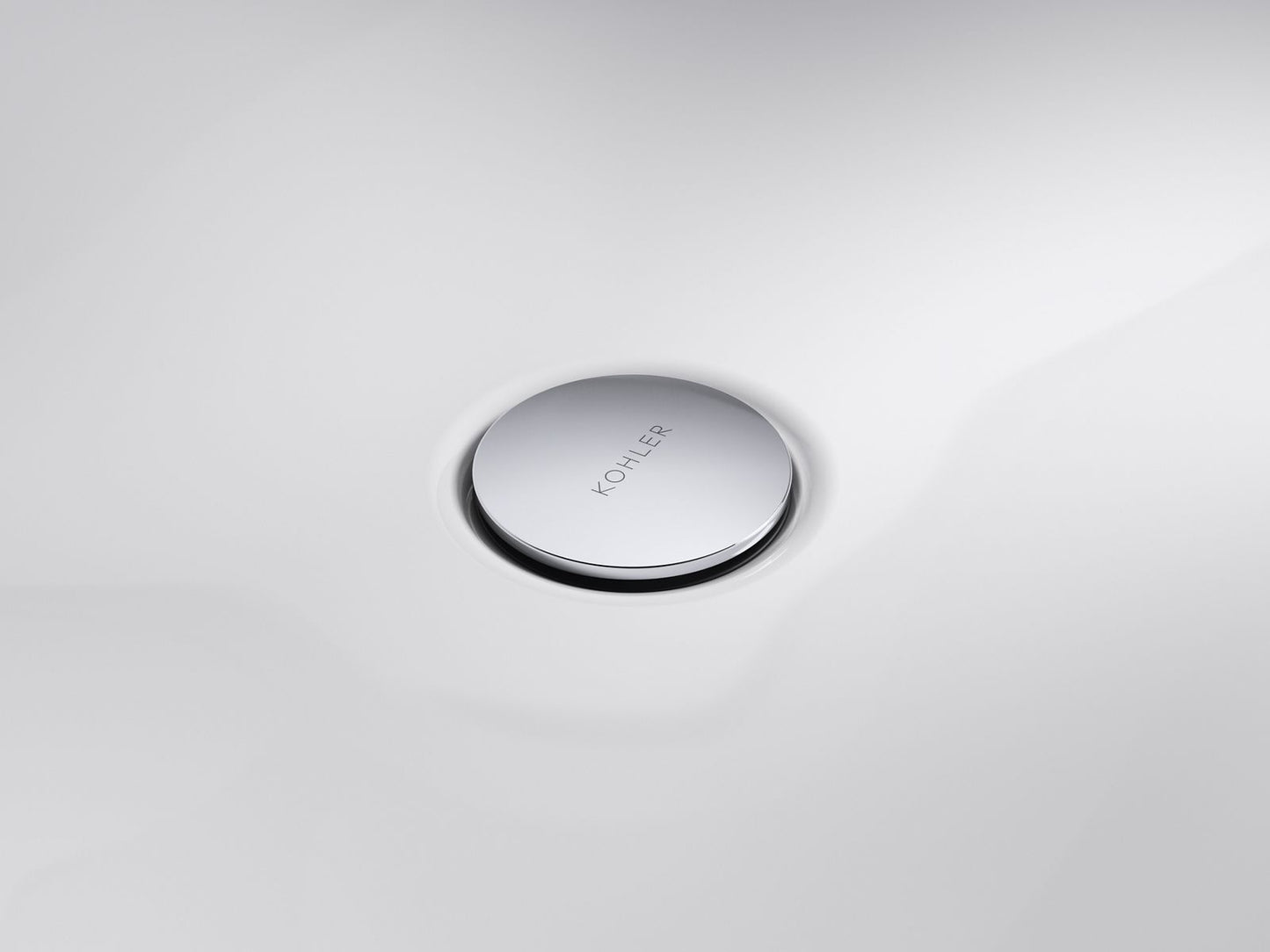 KOHLER Clicker Drain with Overflow - Polished Chrome, K-RH1274364-CP