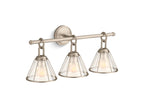 KOHLER K-27743-SC03-BVL Terret Three-Light Sconce In Brushed Bronze