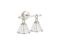 KOHLER K-27742-SC02-SNL Terret Two-Light Sconce In Polished Nickel