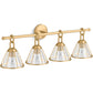 KOHLER K-27744-SC04-2GL Terret Four-Light Sconce In Brushed Moderne Brass