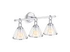 KOHLER K-27743-SC03-CPL Terret Three-Light Sconce In Polished Chrome