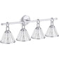 KOHLER K-27744-SC04-CPL Terret Four-Light Sconce In Polished Chrome