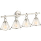 KOHLER K-27744-SC04-SNL Terret Four-Light Sconce In Polished Nickel