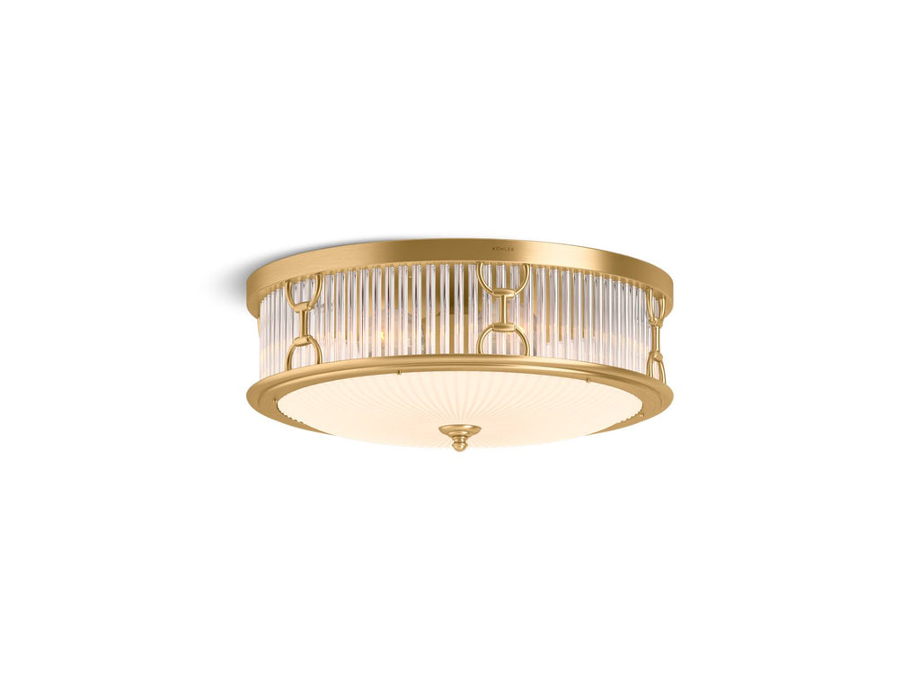 KOHLER K-27750-FM03-2GL Terret 15" Flush-Mount In Brushed Moderne Brass