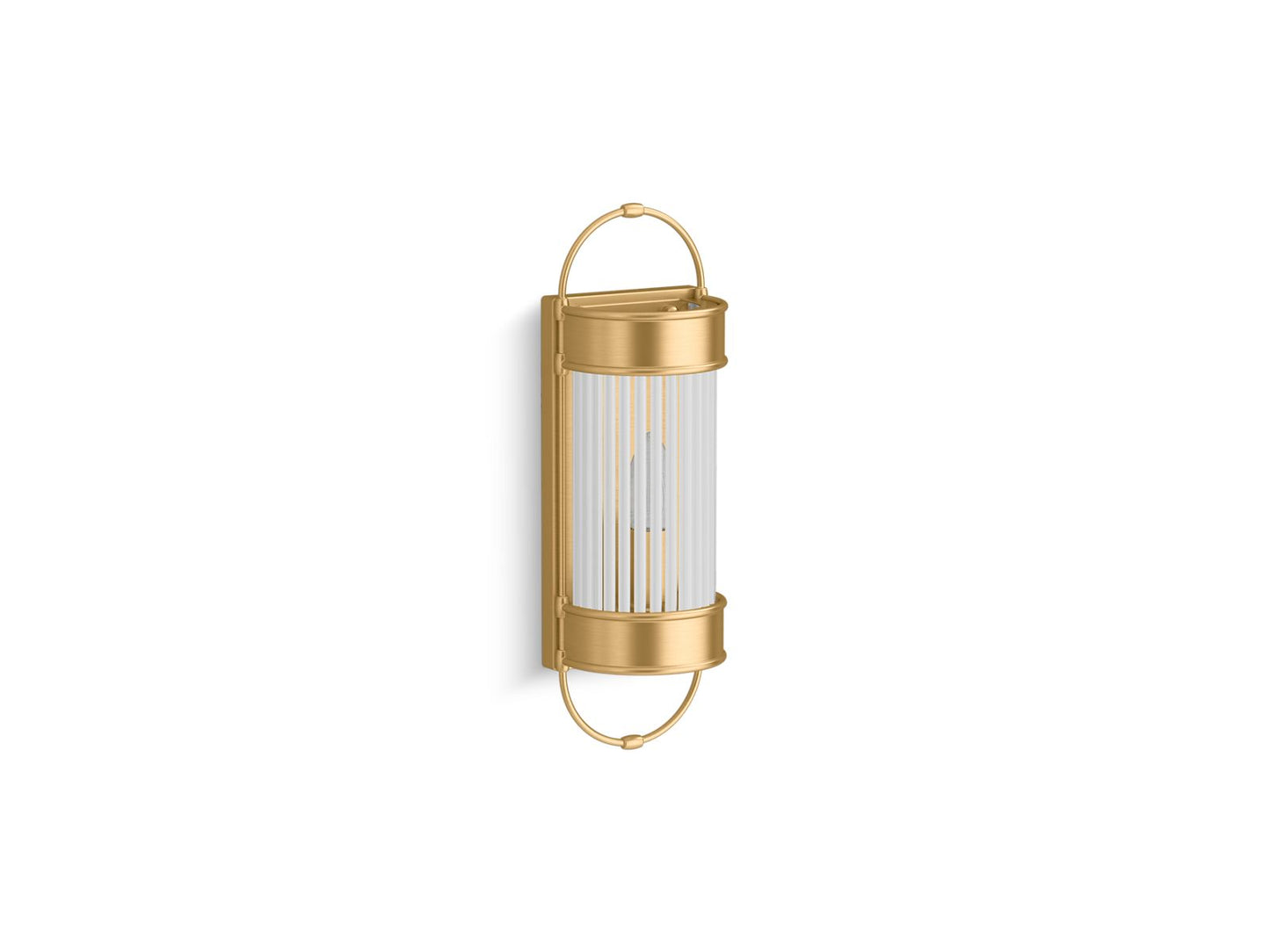 KOHLER K-27751-SC01-2GL Terret One-Light Bath Bar In Brushed Moderne Brass