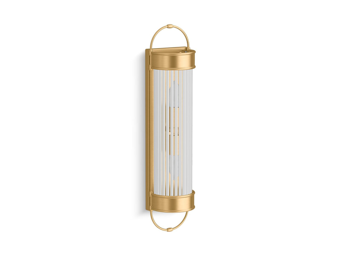 KOHLER K-27752-SC02-2GL Terret Two-Light Bath Bar In Brushed Moderne Brass