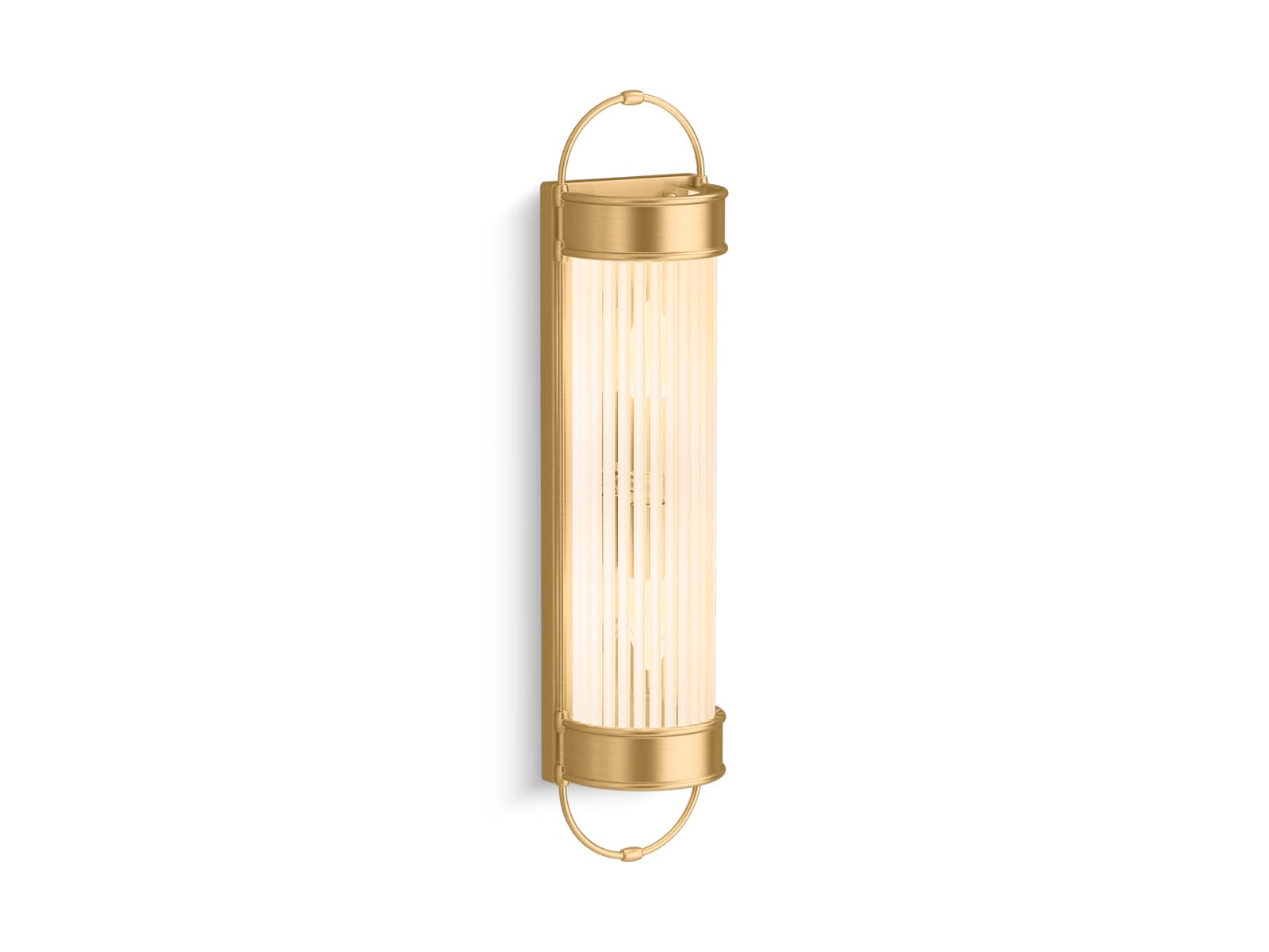 KOHLER K-27752-SC02-2GL Terret Two-Light Bath Bar In Brushed Moderne Brass