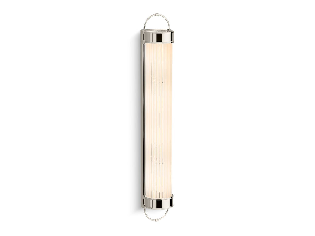 KOHLER K-27753-SC04-SNL Terret Four-Light Bath Bar In Polished Nickel