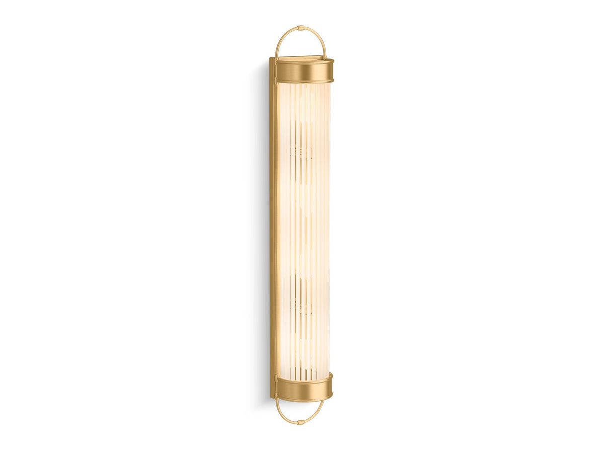 KOHLER K-27753-SC04-2GL Terret Four-Light Bath Bar In Brushed Moderne Brass