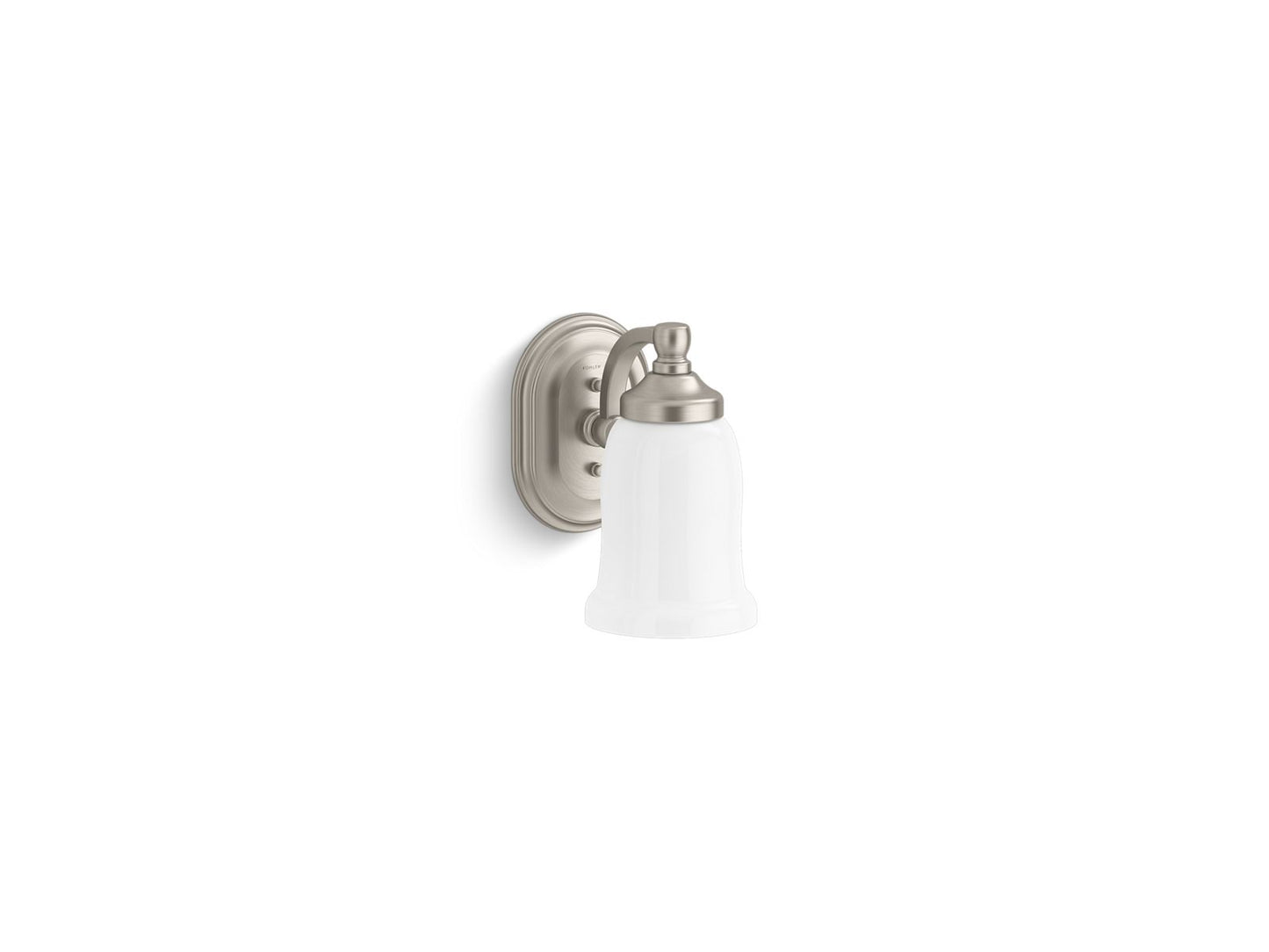 KOHLER K-11421-BNL Bancroft One-Light Sconce In Brushed Nickel