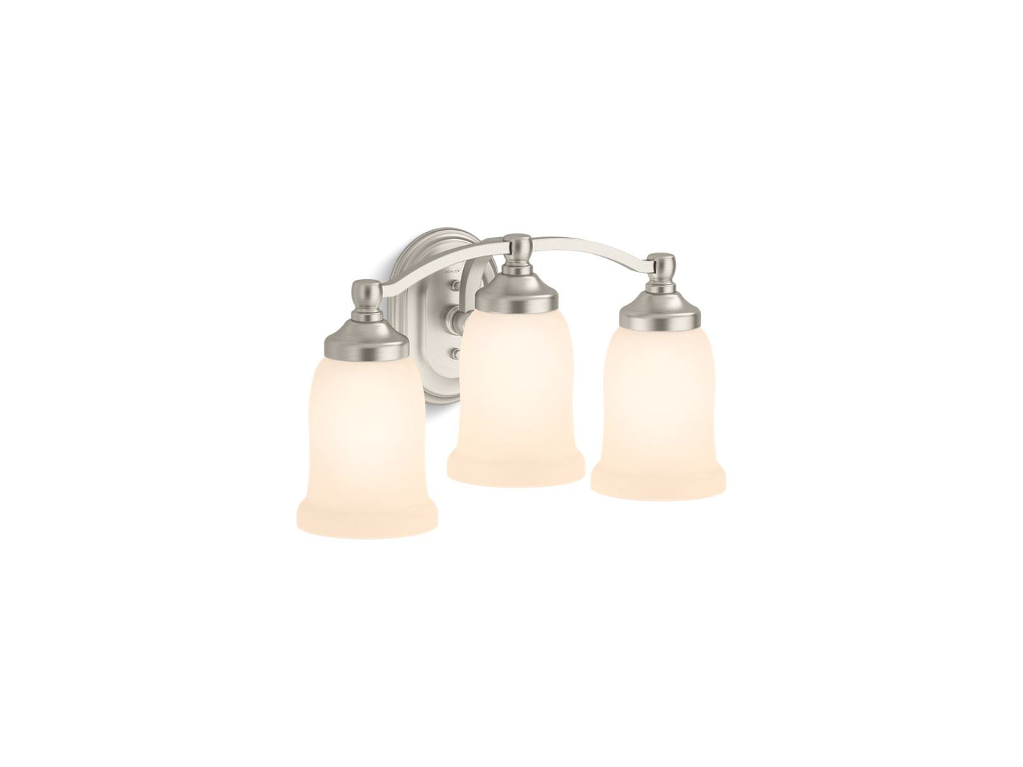 KOHLER K-11423-BNL Bancroft Three-Light Sconce In Brushed Nickel