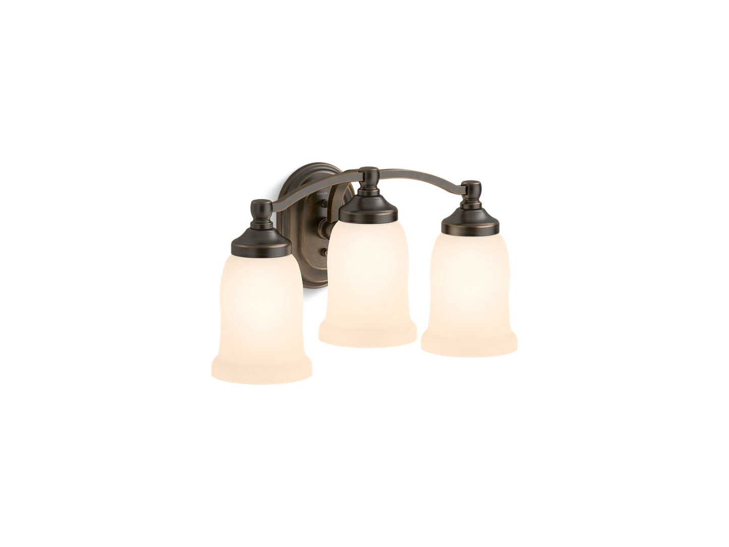 KOHLER K-11423-BZL Bancroft Three-Light Sconce In Oil-Rubbed Bronze