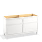 KOHLER K-33560-1WA Artifacts 60" Bathroom Vanity Cabinet In Linen White