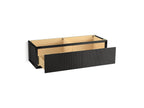 KOHLER K-33563-GL7 Enivo 60" Wall-Hung Bathroom Vanity Cabinet - Gloss Black