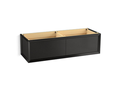 KOHLER Enivo 60" wall-hung bathroom vanity cabinet - Gloss Black, K-33563-GL7