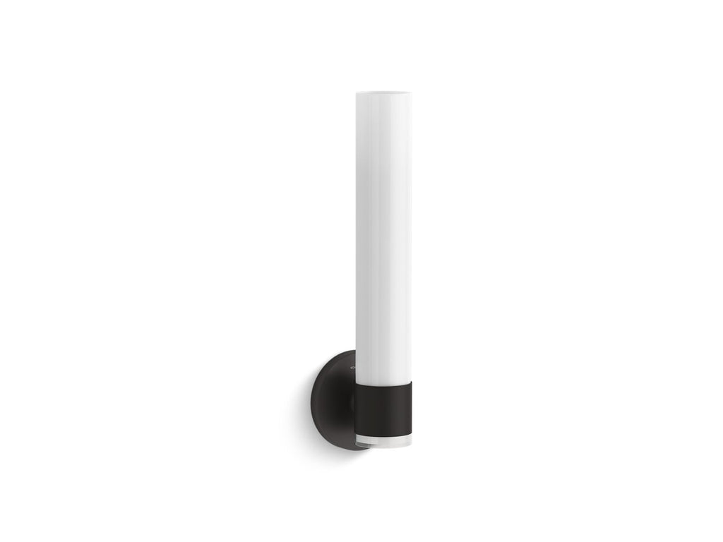 KOHLER K-32375-SC01-BLL Purist One-Light Sconce - Matte Black