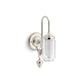 KOHLER K-72581-SNL Artifacts One-Light Adjustable Sconce In Polished Nickel