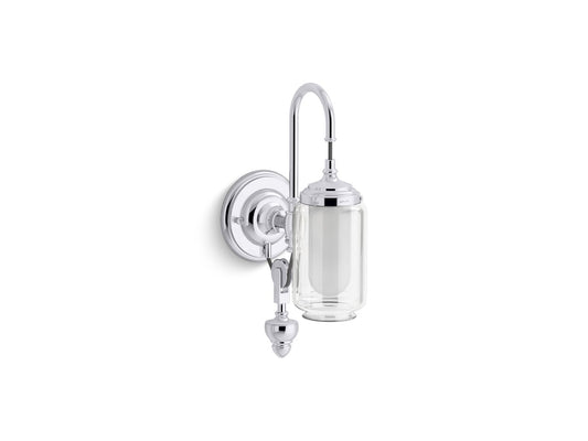 KOHLER K-72581-CPL Artifacts One-light adjustable sconce - Polished Chrome