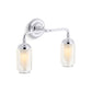 KOHLER K-72582-CPL Artifacts Two-Light Sconce In Polished Chrome