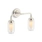 KOHLER K-72582-SNL Artifacts Two-Light Sconce In Polished Nickel