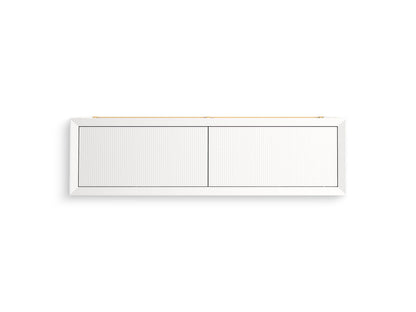KOHLER K-33563-0 Enivo 60" Wall-Hung Bathroom Vanity Cabinet In White