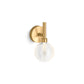 KOHLER K-23467-SCLED-2GL Components One-Light Led Lacemaker Sconce In Brushed Moderne Brass