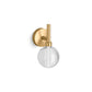 KOHLER K-23467-SCLED-2GL Components One-Light Led Lacemaker Sconce In Brushed Moderne Brass