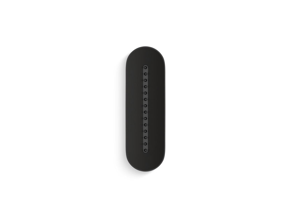 KOHLER K-26300-BL Statement Oblong Vichy Single-Function Body Spray, 2.5 Gpm - Matte Black