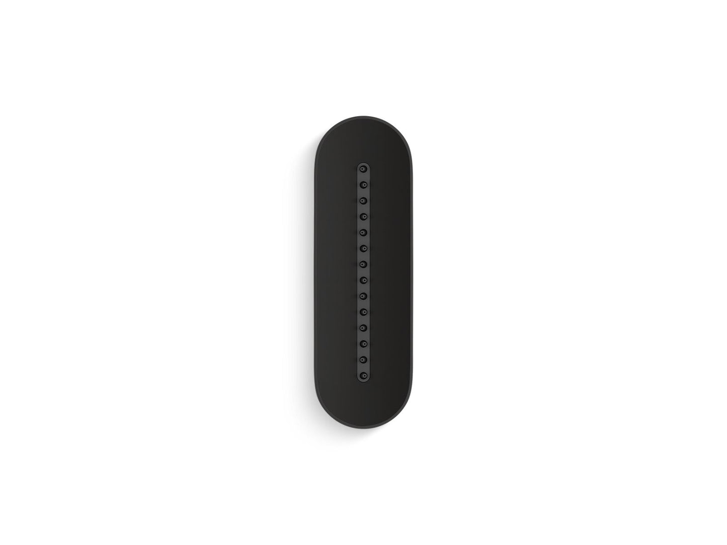 KOHLER K-26300-BL Statement Oblong Vichy single-function body spray, 2.5 gpm - Matte Black