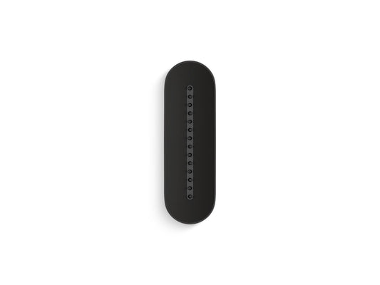 KOHLER K-26300-BL Statement Oblong Vichy single-function body spray, 2.5 gpm - Matte Black