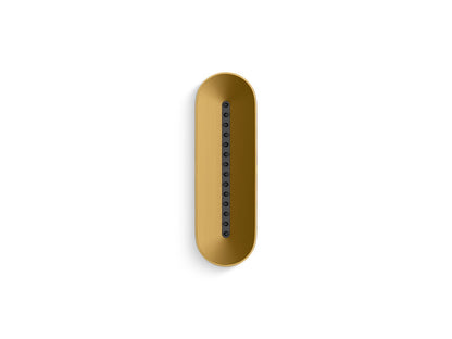 KOHLER K-26300-2MB Statement Oblong Vichy single-function body spray, 2.5 gpm - Vibrant Brushed Moderne Brass