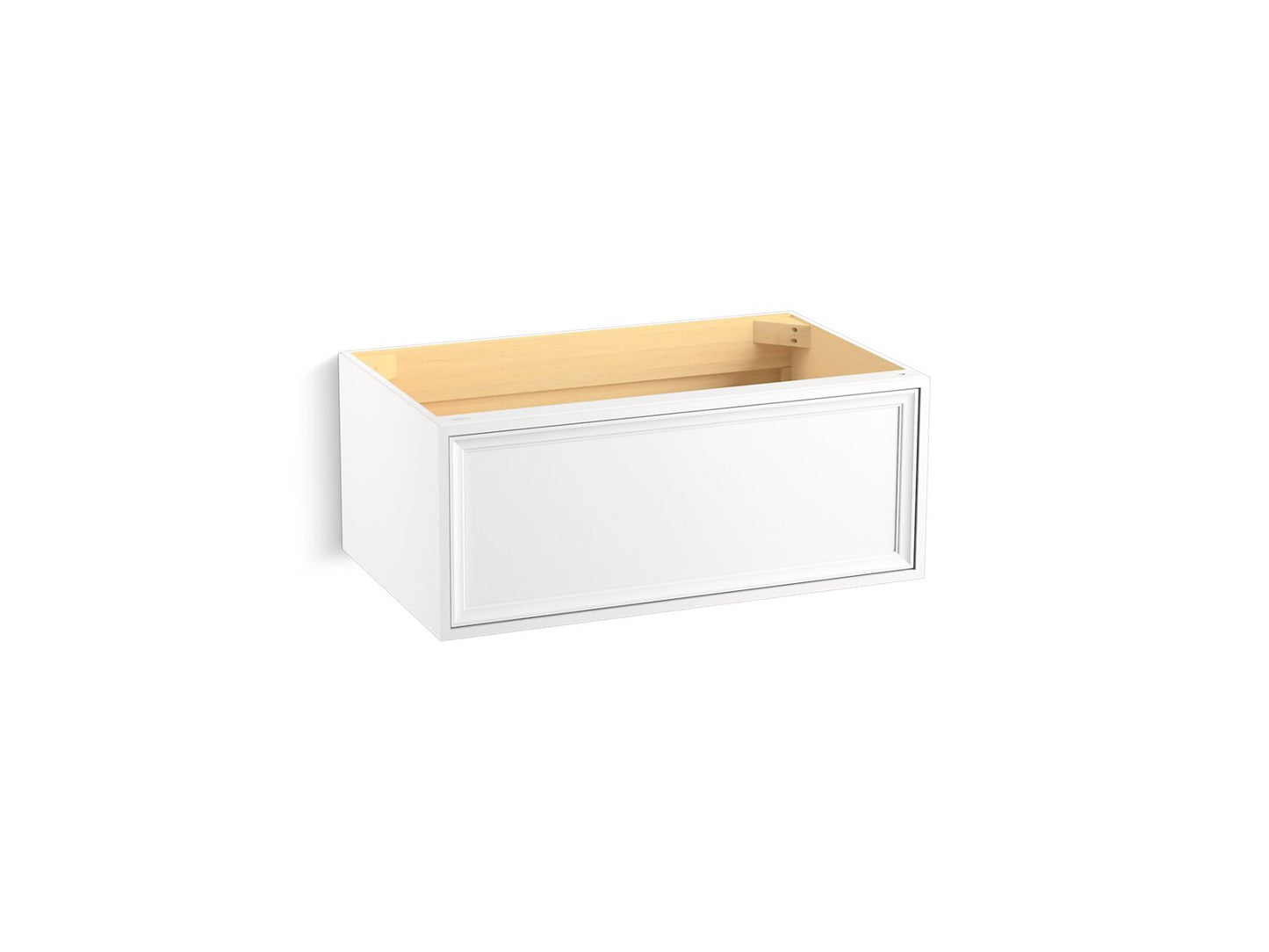 KOHLER K-33566-1WA Lodern 36" Wall-Hung Bathroom Vanity Cabinet In Linen White